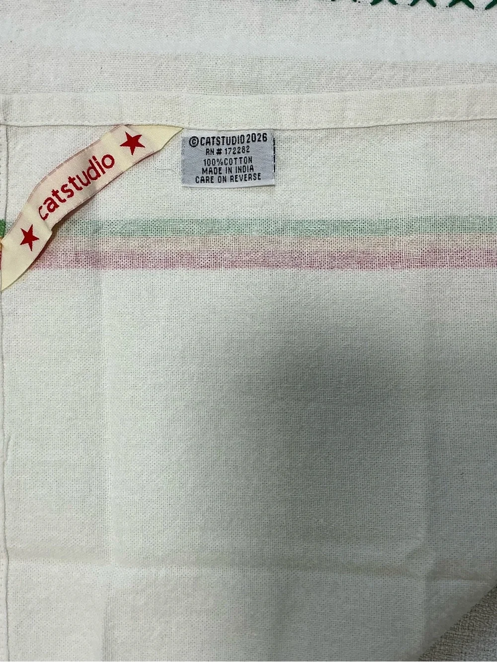 Catstudio Portland Oregon Dish Towel NWT geography Collection Gift Pouch Cotton